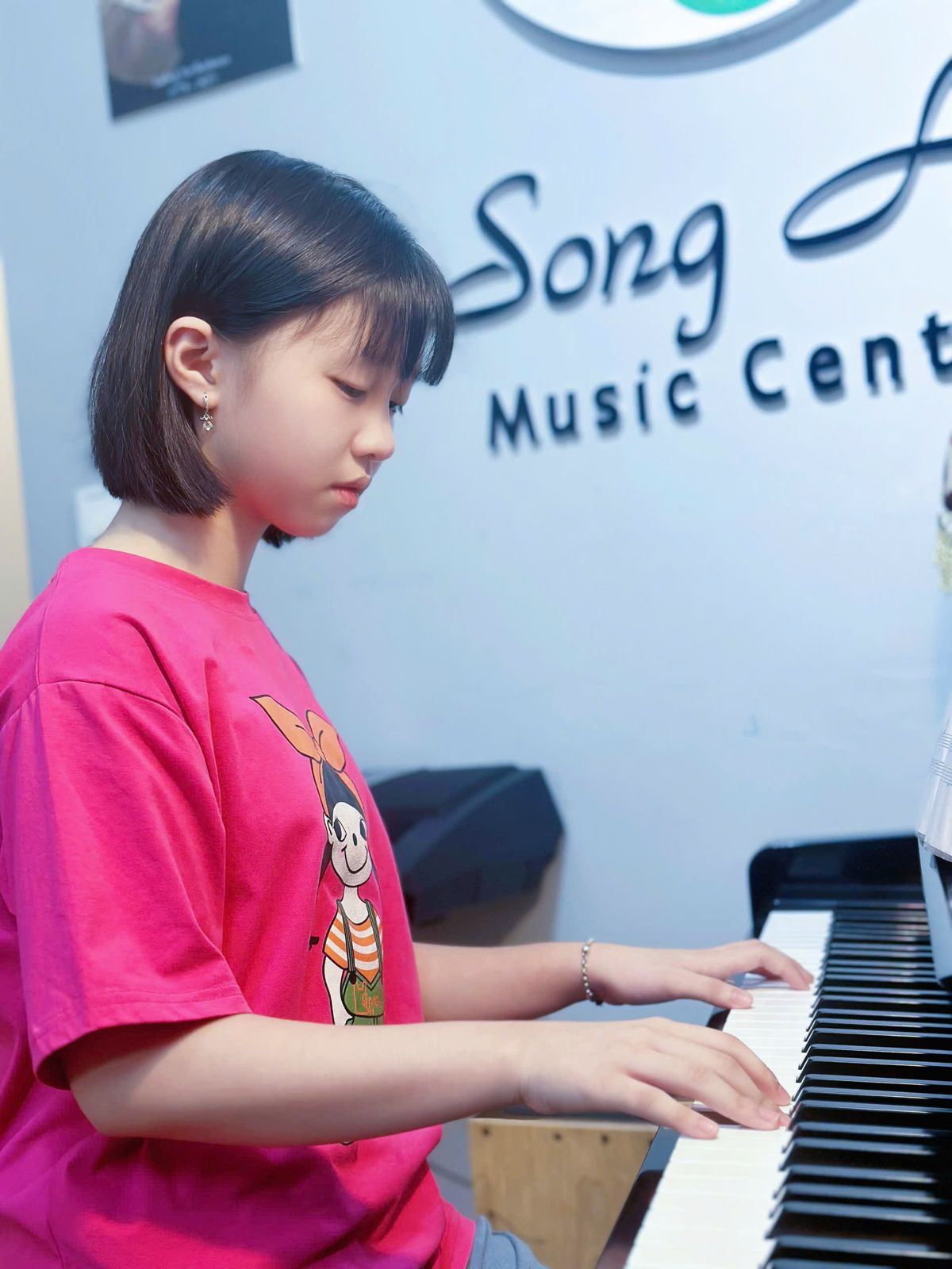 Giờ học Piano tại Song Anh
